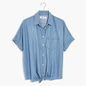 Madewell Denim Short Sleeve Shirt